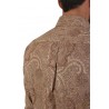 Brunello Cucinelli shirt in brown paisley tela