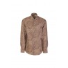 Brunello Cucinelli shirt in brown paisley tela