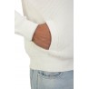 Cardigan BRUNELLO CUCINELLI English Half Rib White