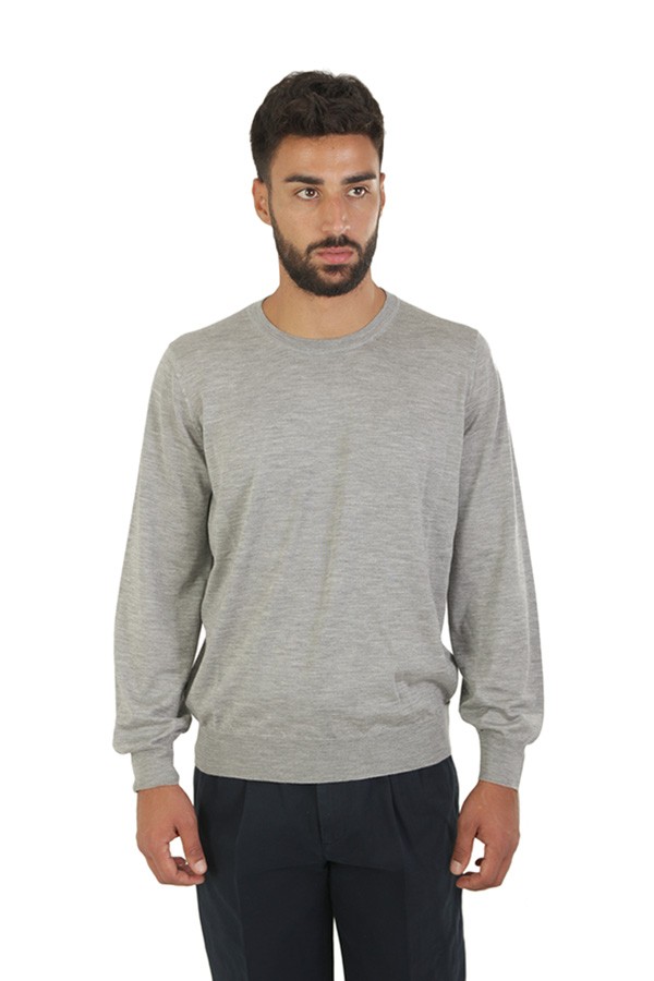 Light Grey Crewneck BRUNELLO CUCINELLI Sweater