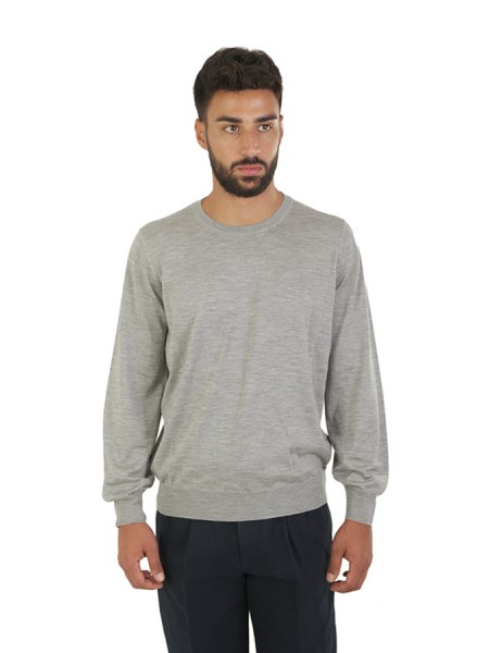 Light Grey Crewneck BRUNELLO CUCINELLI Sweater