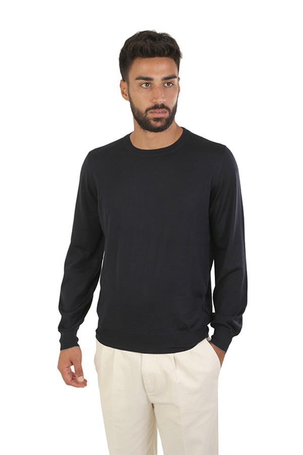 Blue Crewneck BRUNELLO CUCINELLI Sweater