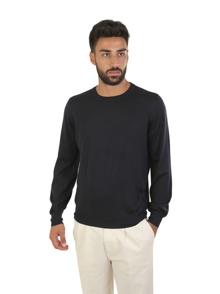 Blue Crewneck BRUNELLO CUCINELLI Sweater