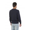 Maglia Brunello Cucinelli Girocollo in Cashmere Blu Navy