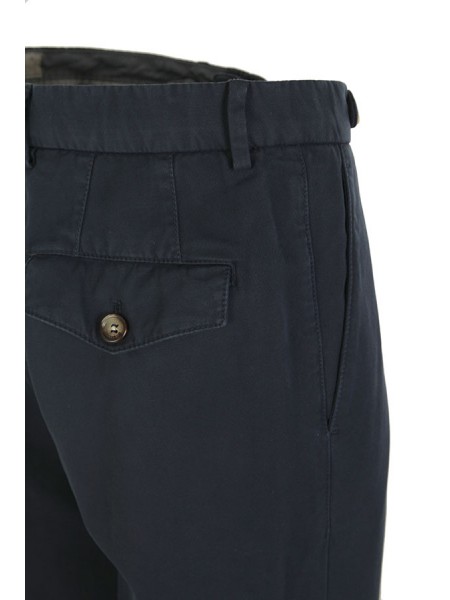 Navy Blue BRUNELLO CUCINELLI Trousers