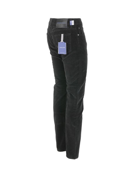 Jacob Cohen Bard trousers in blue velvet