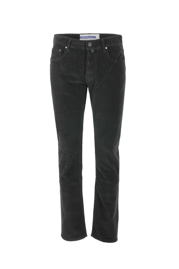 Jacob Cohen Bard trousers in blue velvet