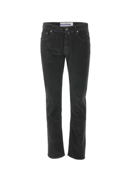 Jacob Cohen Bard trousers in blue velvet