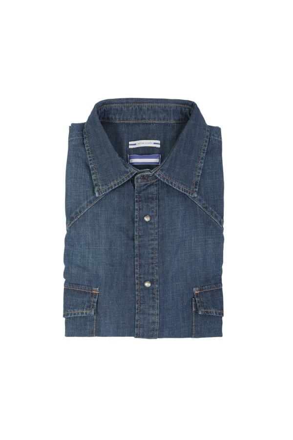 Camicia Jacob Cohen Western in Denim