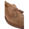 Brunello Cucinelli suede moccasin with tassels