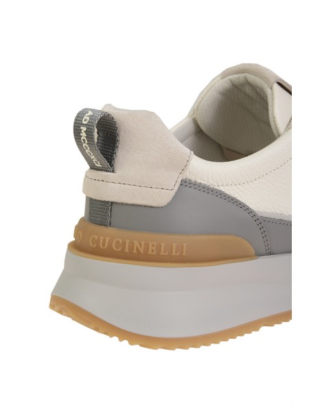 Brunello Cucinelli Leather and Suede Runner