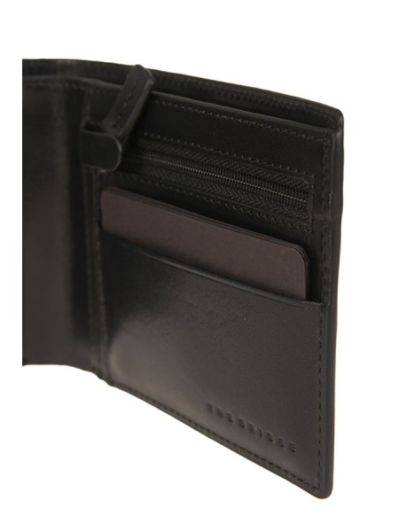 The Bridge Leather Wallet Black