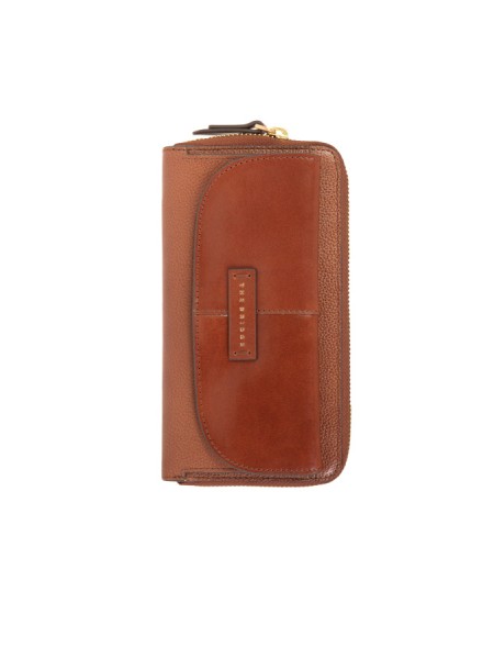 The Bridge Leather Wallet Zip Around Brown