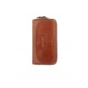 The Bridge Leather Wallet Zip Around Brown