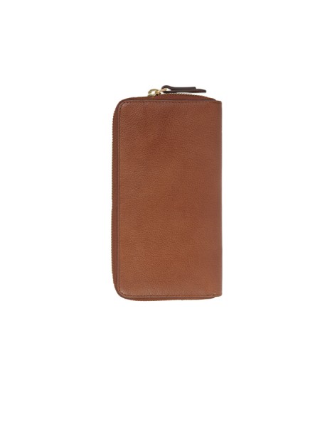 The Bridge Leather Wallet Zip Around Brown