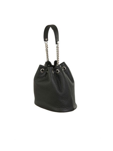 Orciani bag in black soft leather