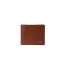 The Bridge wallet in brown grained leather