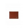 The Bridge card holder in brown leather