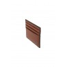 The Bridge card holder in brown leather