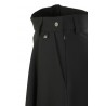 Herno skirt in Black Soft Wool