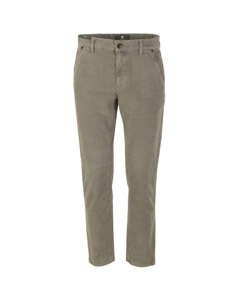 pt denim Indie trousers in taupe velvet