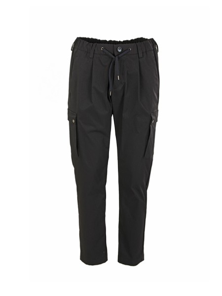 Herno Resort trousers in blue Cotton Feel