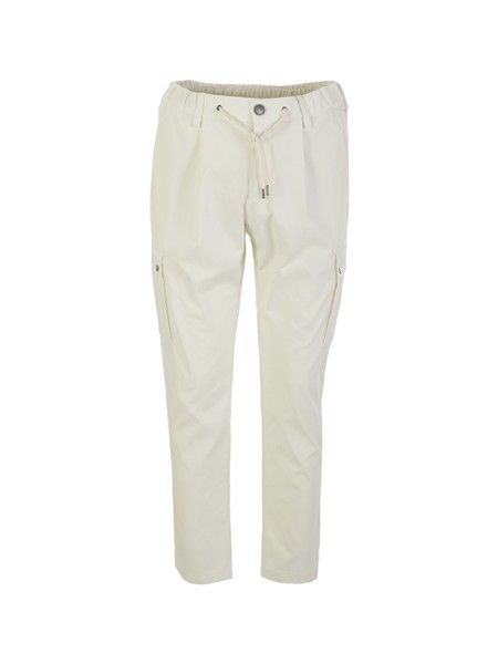 Herno Resort trousers in natural cotton feel