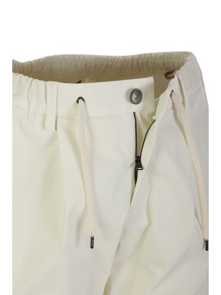 Herno Resort trousers in natural cotton feel