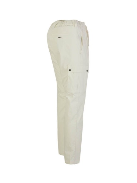 Herno Resort trousers in natural cotton feel