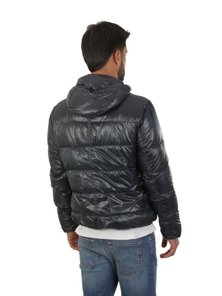 Herno Bomber Jacket in Blue Ultralight Nylon