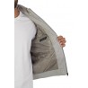 Herno Resort Bomber Jacket in Light Grey Cashmere and Silk