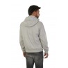 Herno Resort Bomber Jacket in Light Grey Cashmere and Silk