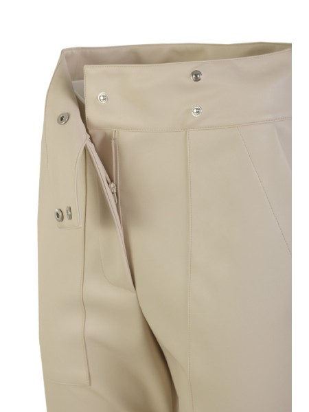 Biagio ERIKA CAVALLINI trousers Meringue leather