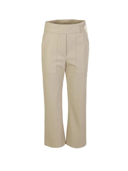 Biagio ERIKA CAVALLINI trousers Meringue leather