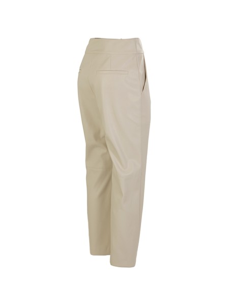 Biagio ERIKA CAVALLINI trousers Meringue leather