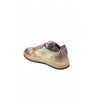 Sneaker Autry Medalist Low Super Vintage In Pelle Metallic Rose