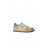 Sneaker Autry Medalist Low Super Vintage In Pelle Metallic Rose