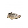 Sneaker Autry Medalist Low Super Vintage In Pelle Metallic Rose