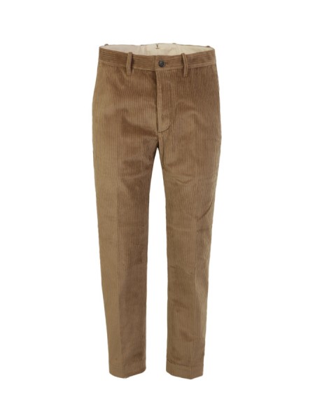 Camel NINE IN THE MORNING ribbed trousers