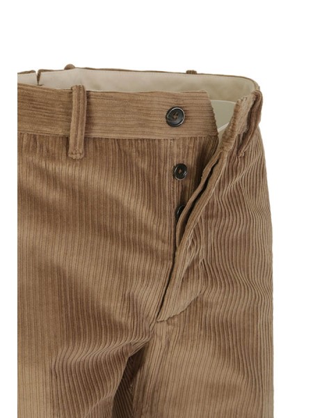 Camel NINE IN THE MORNING ribbed trousers