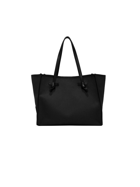 Borsa Marcella di Gianni Chiarini in Canvas Nero/Corda