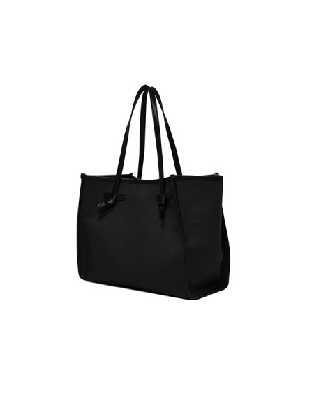 Borsa Marcella di Gianni Chiarini in Canvas Nero/Corda