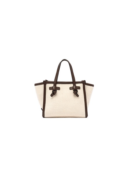 Miss Marcella Bag by GIANNI CHIARINI Spigata Panna