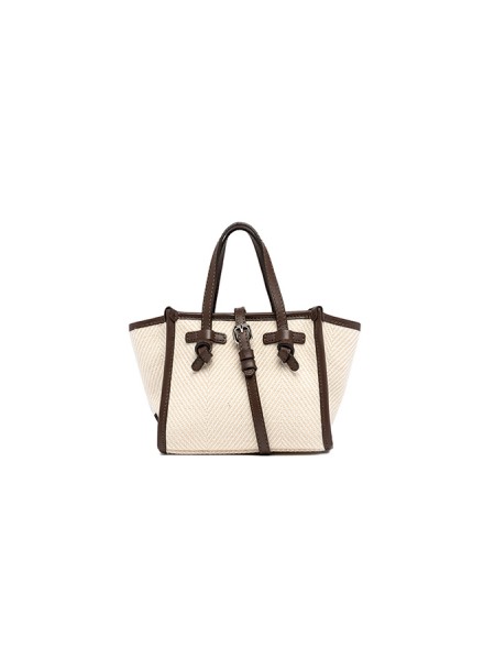 Miss Marcella Bag by GIANNI CHIARINI Spigata Panna