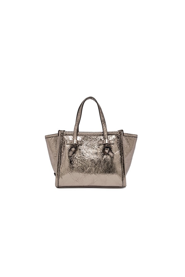 Miss Marcella GIANNI CHIARINI Bag in Gold Laminated Leather