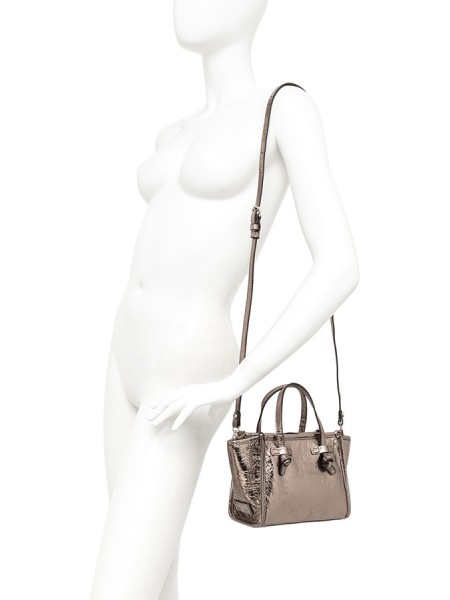 Miss Marcella GIANNI CHIARINI Bag in Gold Laminated Leather