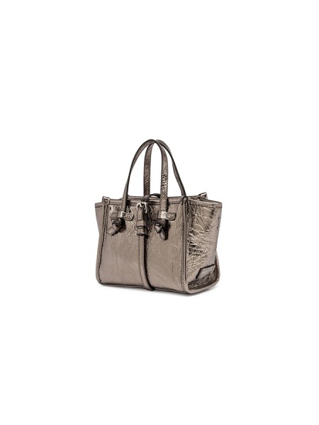 Miss Marcella GIANNI CHIARINI Bag in Gold Laminated Leather