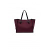 Borsa Marcella di Gianni Chiarini in Canvas Oxblood/Moss