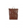 The Bridge Fabio Brown Leather Backpack