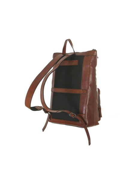 The Bridge Fabio Brown Leather Backpack